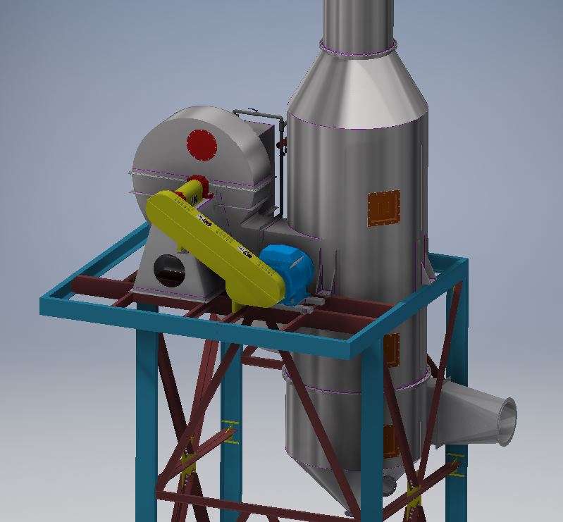 A3003460-湿式除尘器容量：20000 立方米小时